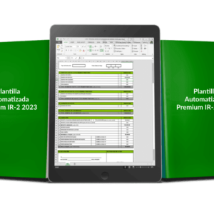 PLANTILLA AUTOMATIZADA PREMIUM IR-2 2023 [Miembros Gold]